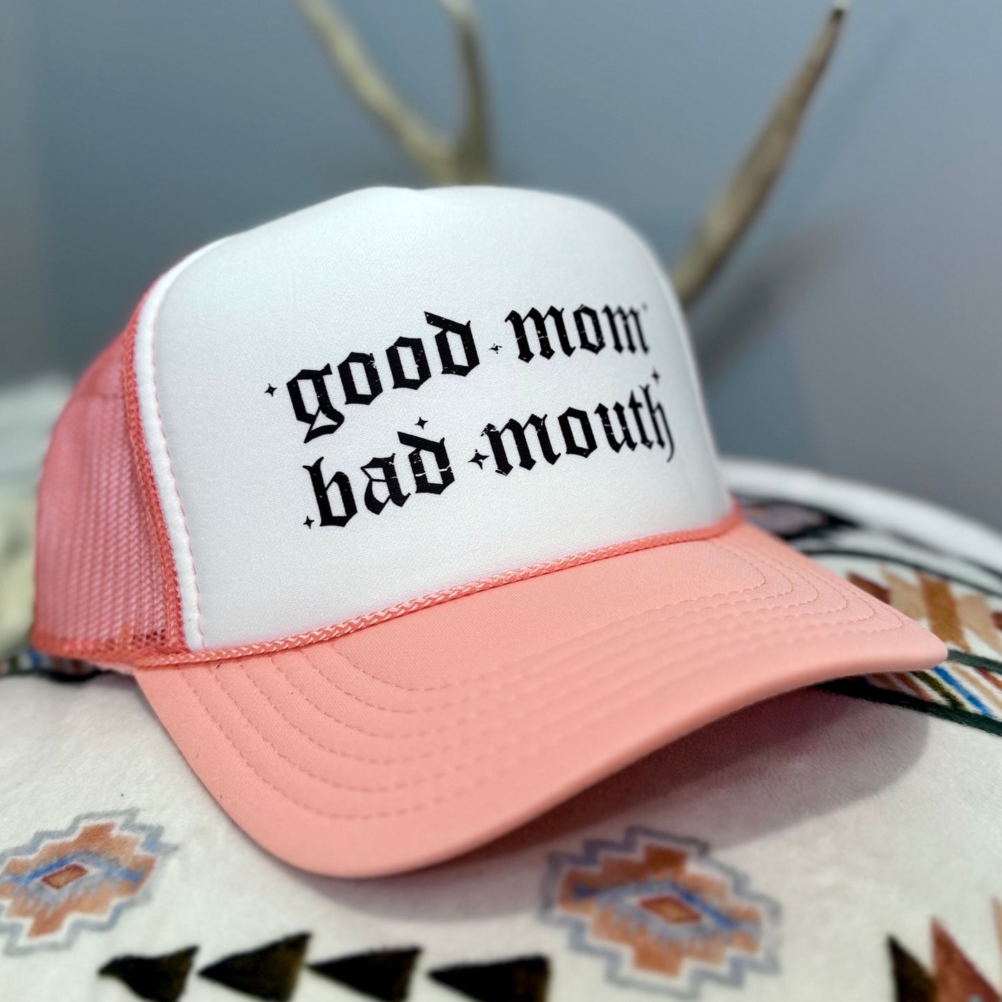 Good Mom, Bad Mouth Otto Foam Front Trucker Hat